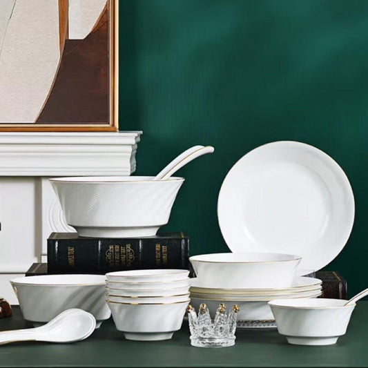 20-Piece Tableware Set Inspired by High Mountains and Flowing Water