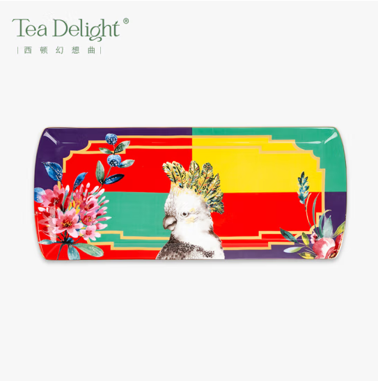 Rectangular Tray- Western Fantasy Style