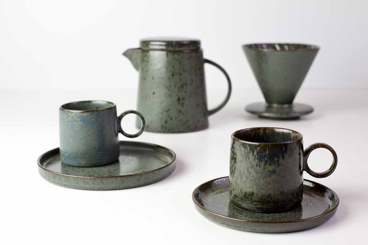 Impression Small Coffee Pot - Green Jade