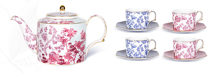 Brighton Garden Large Tea Set - Gift Box