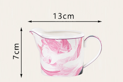 Milk/Creamer Jug - Oil Painting Roses Style