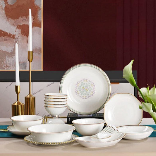 22-Piece Good Fortune Tableware Set (Handcrafted Box Set)