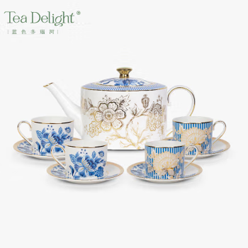 Large Tea Set - Blue Danube Style