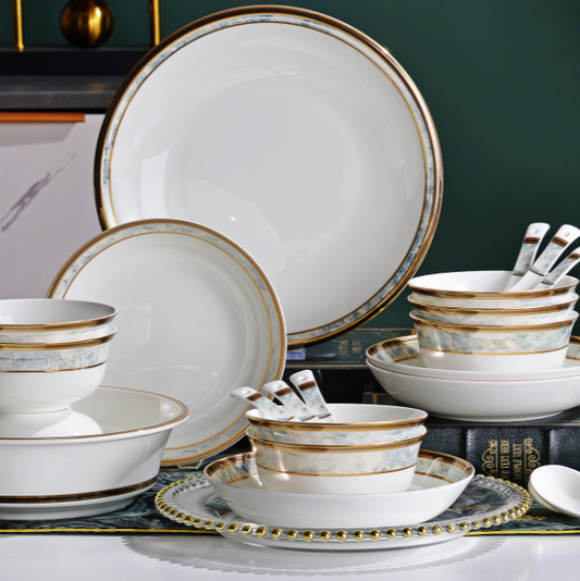 22-Piece Mystic Realm Tableware Set