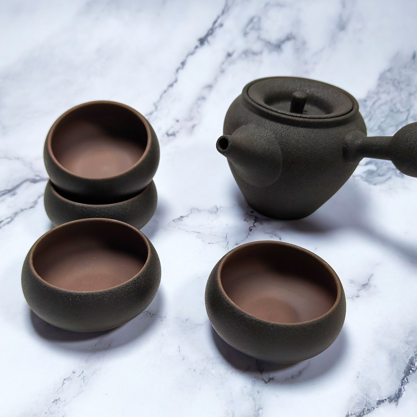 Zen Tea Set (1 Pot 4 Cups)