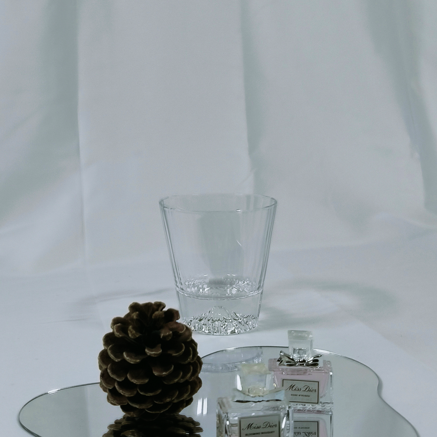 Crystal Rock Vertical Striped Iceberg Whiskey Glass