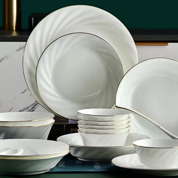 20-Piece Tableware Set Inspired by High Mountains and Flowing Water