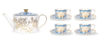 Large Tea Set - Blue Danube Style