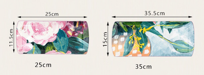 Rectangular tray - Oil Printing Roses Style
