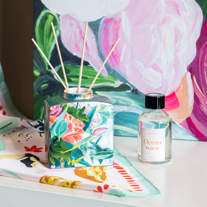 Oil Painting Rose Perfume Bottle - Gift Box