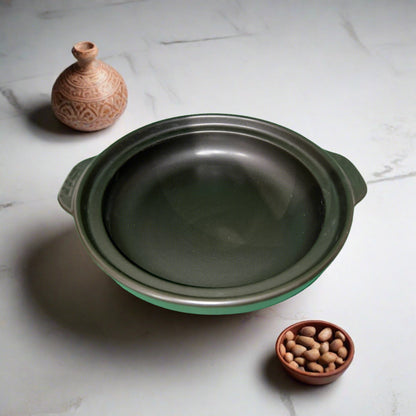 Ceramic Tagine Pot with Red Lid