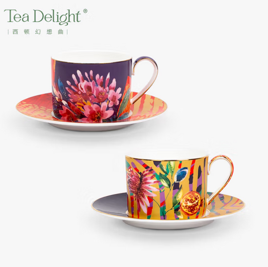 Seton Fantasy Set of Two Cups & Saucer 