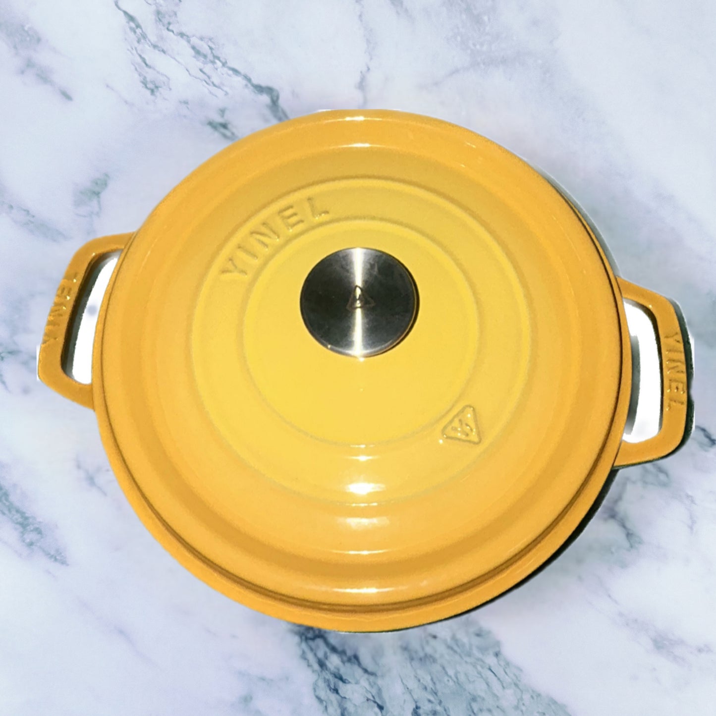 Large Cast Iron Enamel Pot