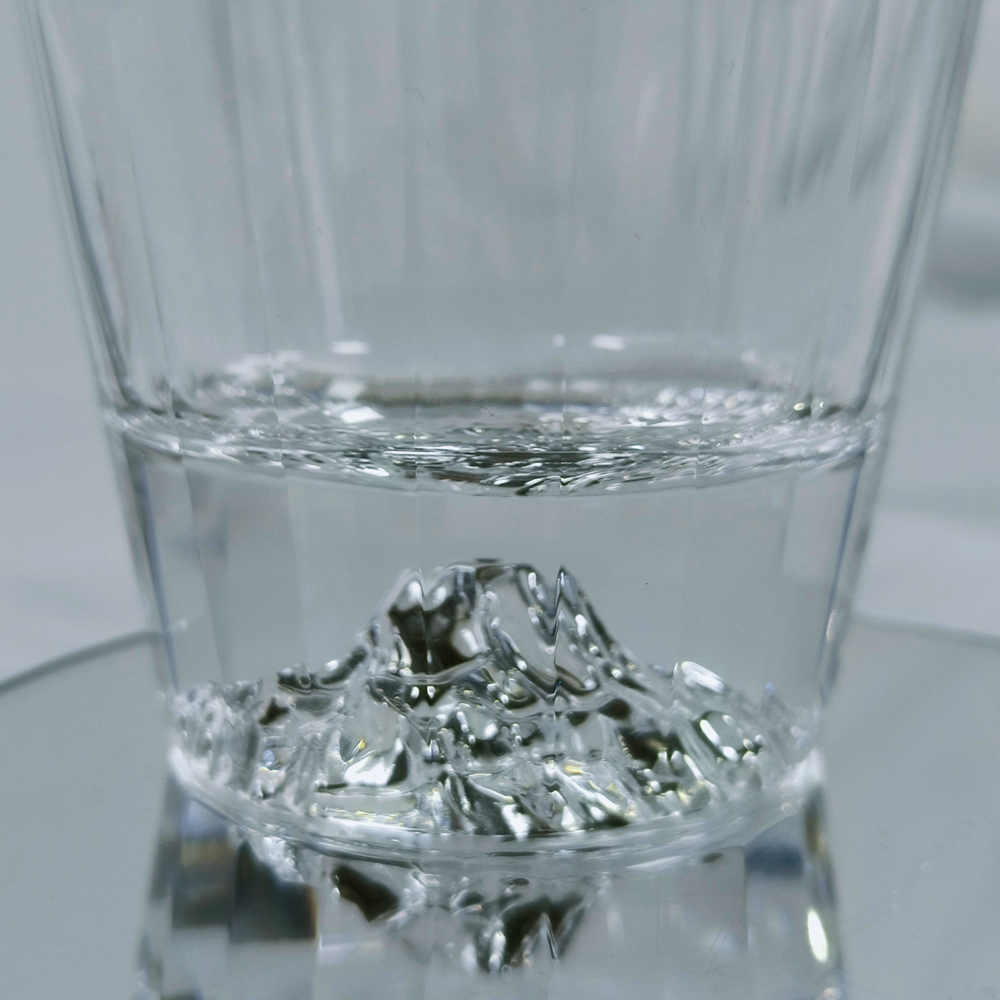 Crystal Rock Vertical Striped Iceberg Whiskey Glass